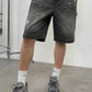 Distressed Logger Cargo Shorts