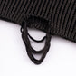 Distressed Multiple Cross Leather Patch Crew Knit