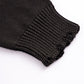 Distressed Multiple Cross Leather Patch Crew Knit