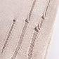 Distressed Multiple Cross Leather Patch Crew Knit