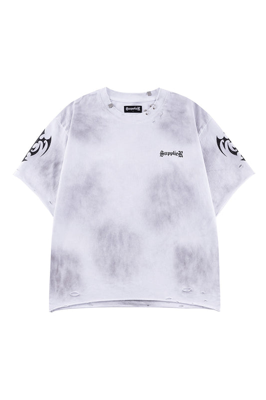 Distressed Pierced Tee V2