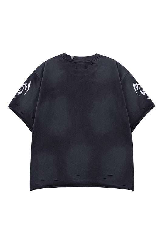 Distressed Pierced Tee V2