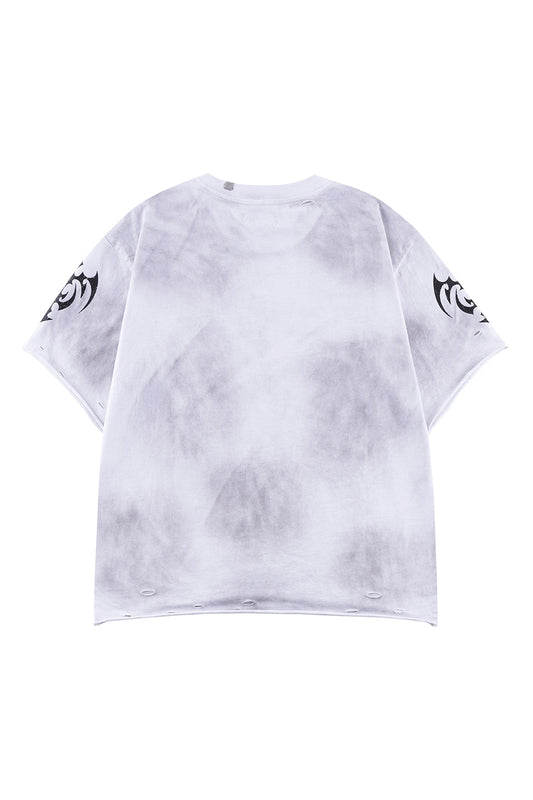 Distressed Pierced Tee V2