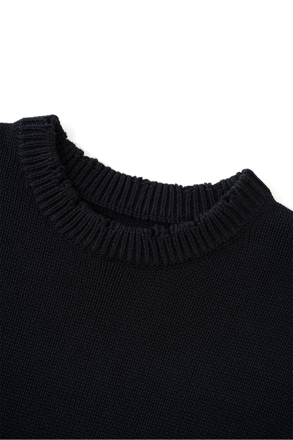 Distressed Tribal Bones Crew Knit