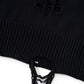 Distressed Tribal Bones Crew Knit
