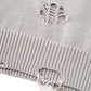 Distressed Tribal Bones Crew Knit