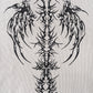 Distressed Tribal Bones Crew Knit