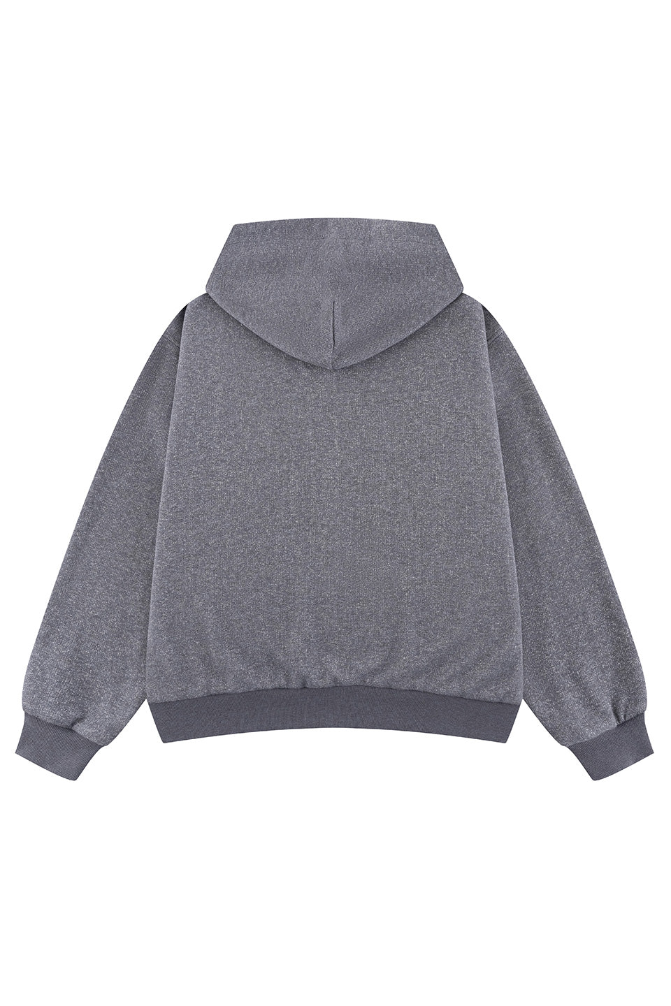 Double Face Glit Zip Hoodie
