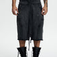 Double Waist Knitted Cropped Trousers