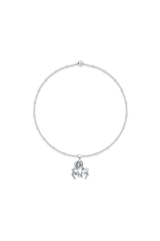 Dragon Bone Keel Irregular Magnetic Clasp Steel Bead Necklace