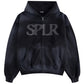 Dust Spray Dyed Zip Hoodie