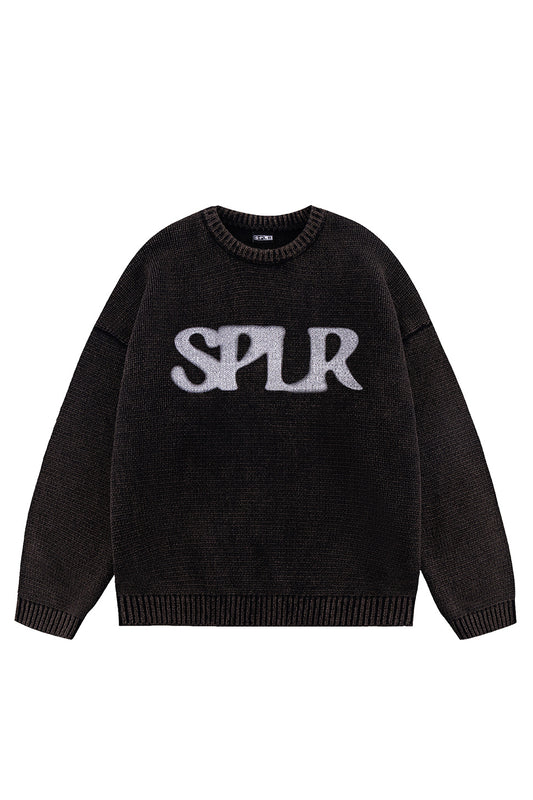 Dust Washed Crew Knit