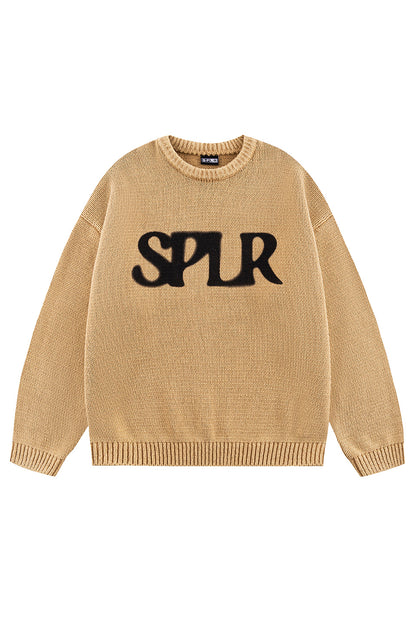 Dust Washed Crew Knit