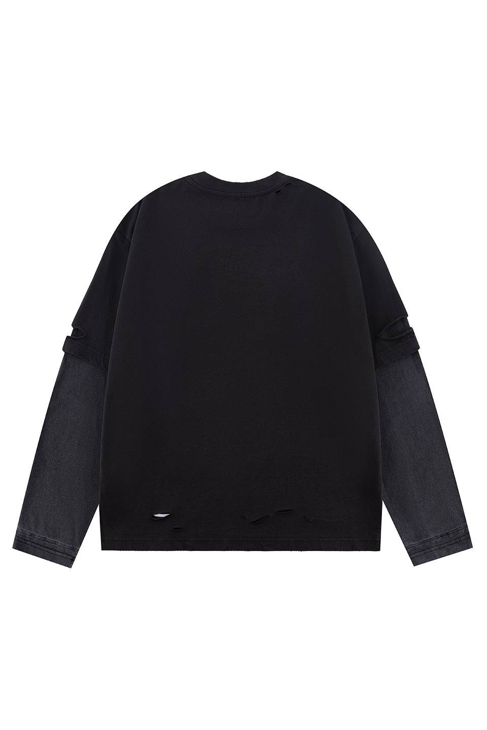 Dusty Iron Cross Layered Long Sleeve Tee