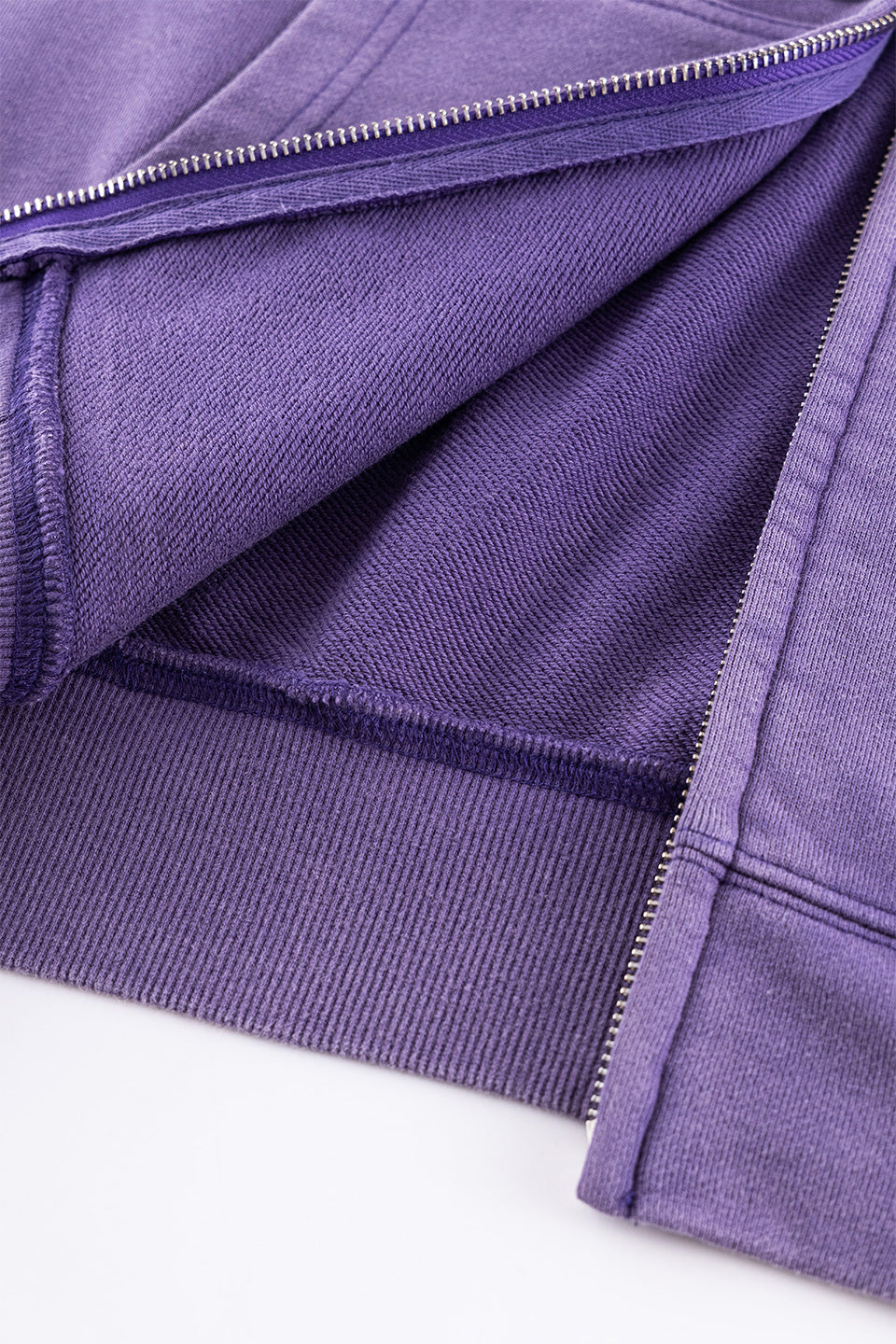 Dusty Iron Cross Rhinestone Zip Hoodie