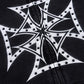 Dusty Iron Cross Rhinestone Zip Hoodie
