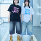 【I don't go to the moon】 Logo Tee - Oversize Fit