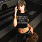 EVRIS X SupBaby Fleur Rhinestone 6 Panel Cap