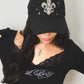 EVRIS X SupBaby Fleur Rhinestone 6 Panel Cap