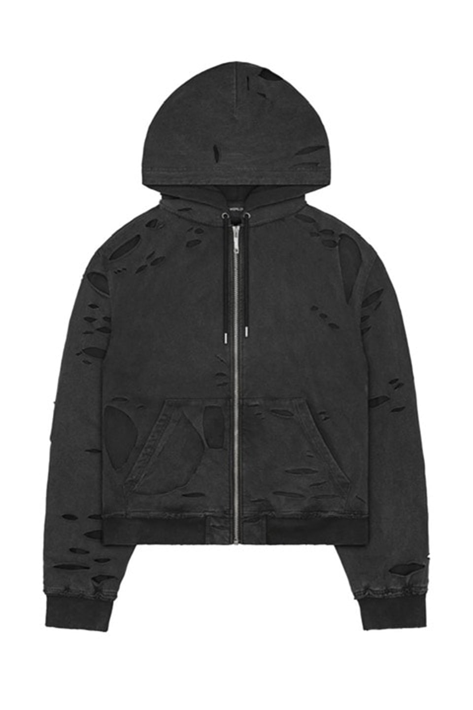 Distressed 2 Layer Hoodie