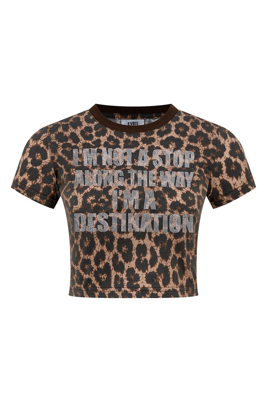 【予約販売】EVRIS X SupBaby I'm a Destination Cropped Tee Women's【8月下旬お届け予定】