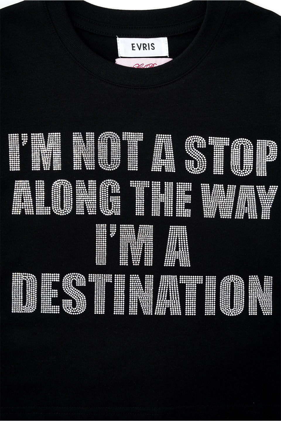 【予約販売】EVRIS X SupBaby I'm a Destination Cropped Tee Women's【8月下旬お届け予定】