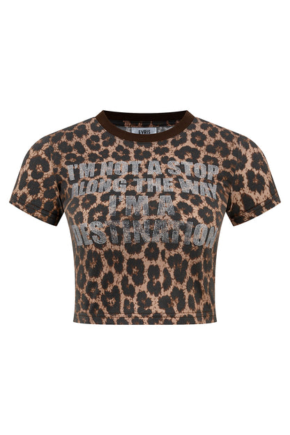 【予約販売】EVRIS X SupBaby I'm a Destination Cropped Tee Women's【8月下旬お届け予定】