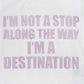【予約販売】EVRIS X SupBaby I'm a Destination Cropped Tee Women's【8月下旬お届け予定】