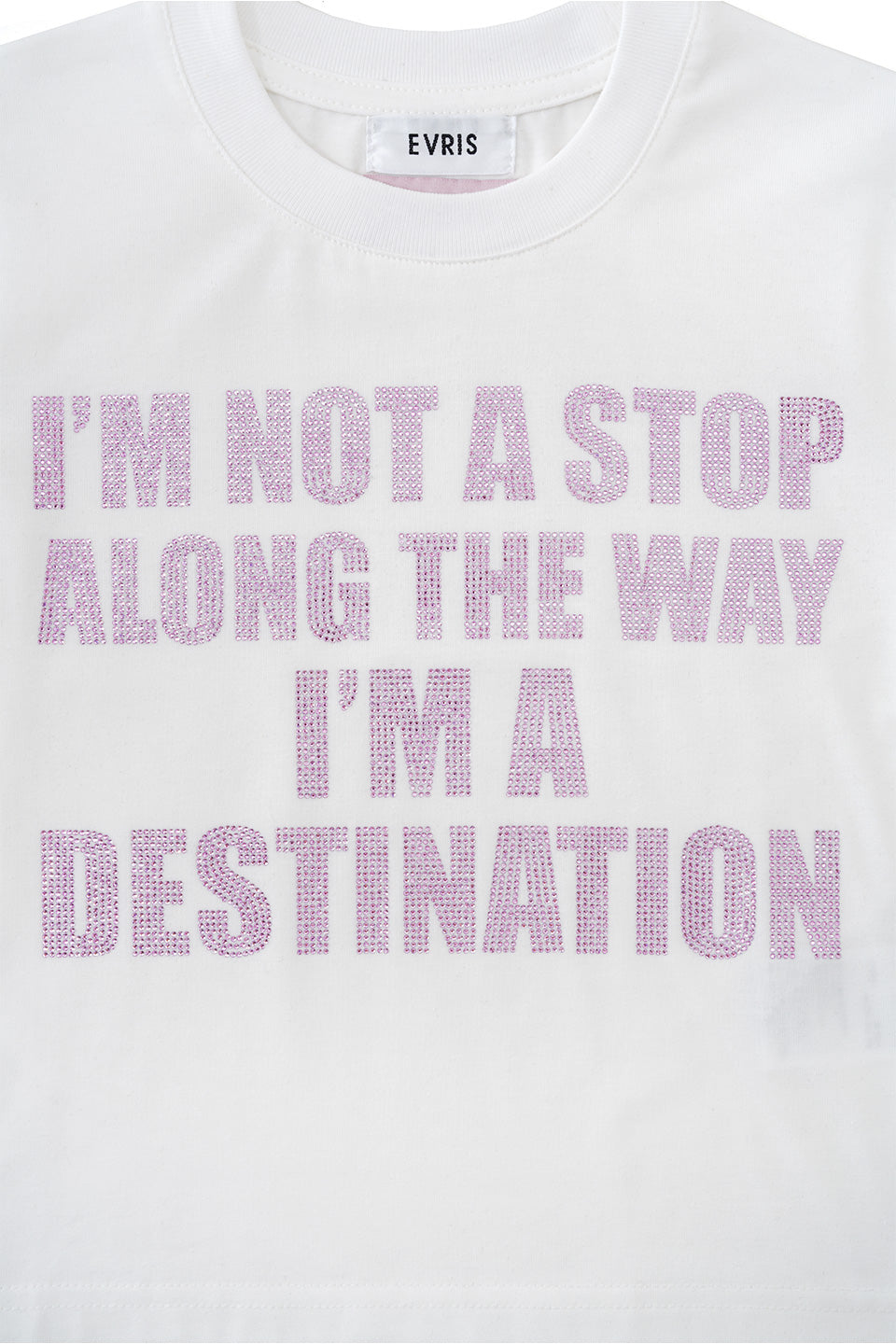 【予約販売】EVRIS X SupBaby I'm a Destination Cropped Tee Women's【8月下旬お届け予定】