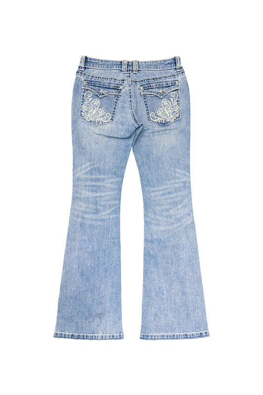 【予約販売】Embroidery Flared Jeans Women's【8月下旬お届け予定】