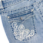 【予約販売】Embroidery Flared Jeans Women's【8月下旬お届け予定】