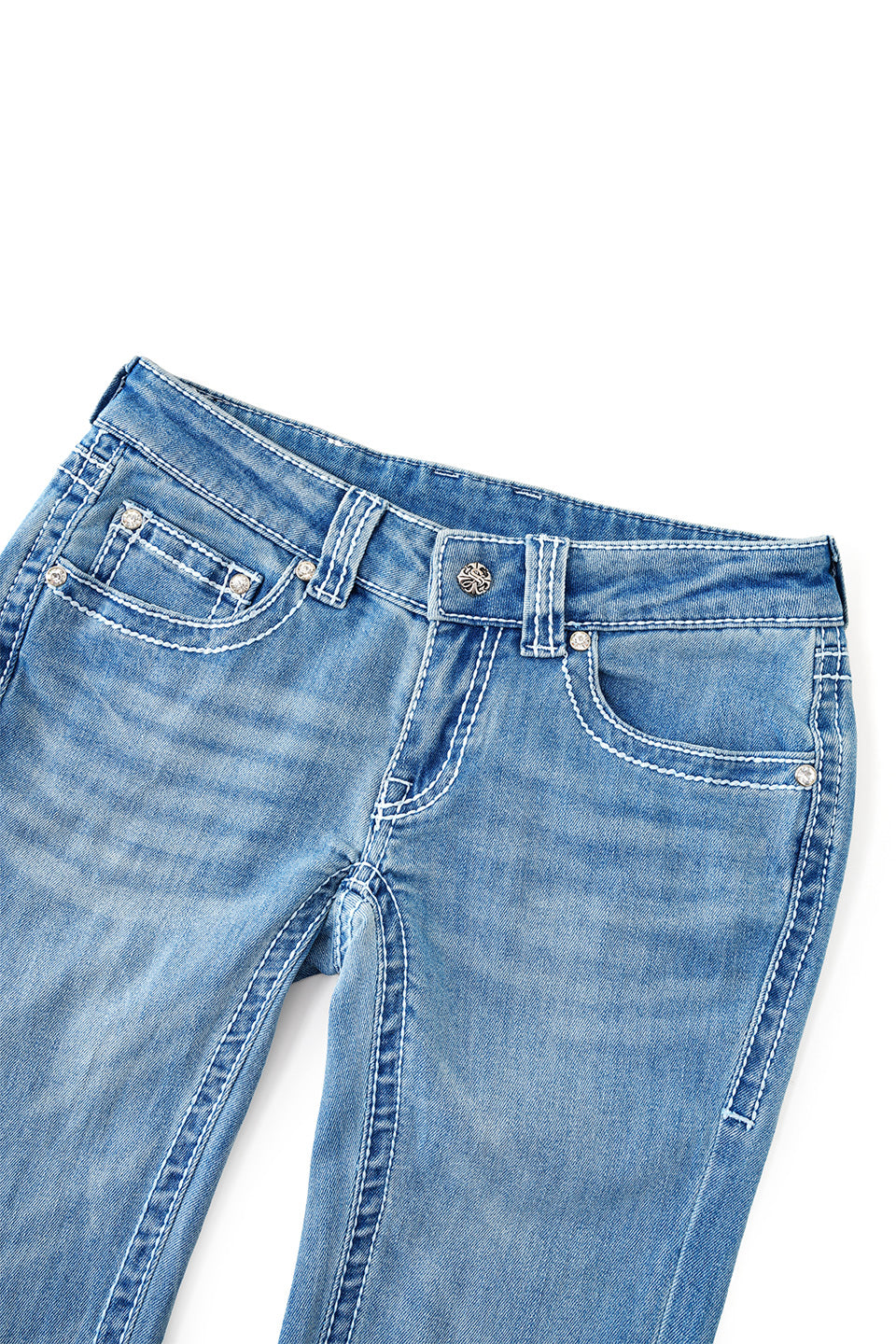 Embroidery Flared Jeans Women's