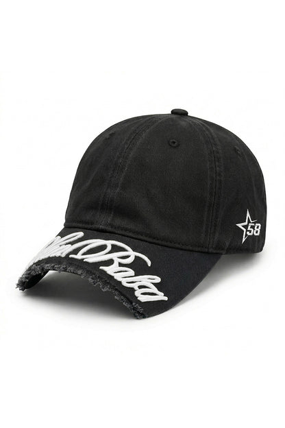 【先行予約販売】Embroidery Logo Cut-Off Brim Cap【5月中旬お届け】