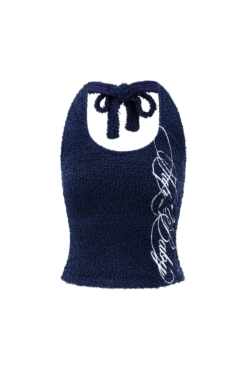 Eyelash Knit Halterneck Tank & Shorts Women's