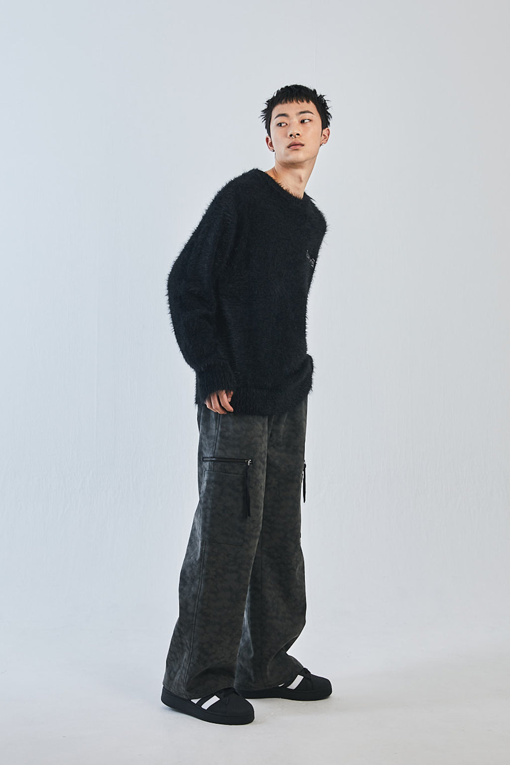 Vintage Faux Leather Cargo Pants｜SUPPLIER｜カーゴパンツ