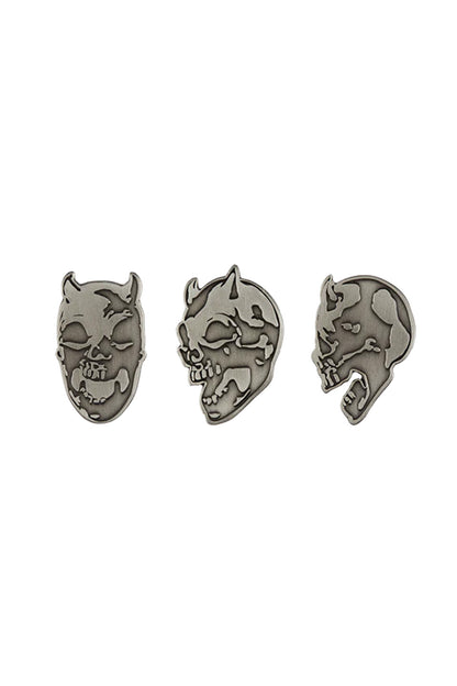 Face Motif Brooch