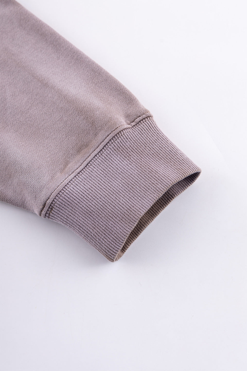 Faded Embroidery Zip Up Hoodie