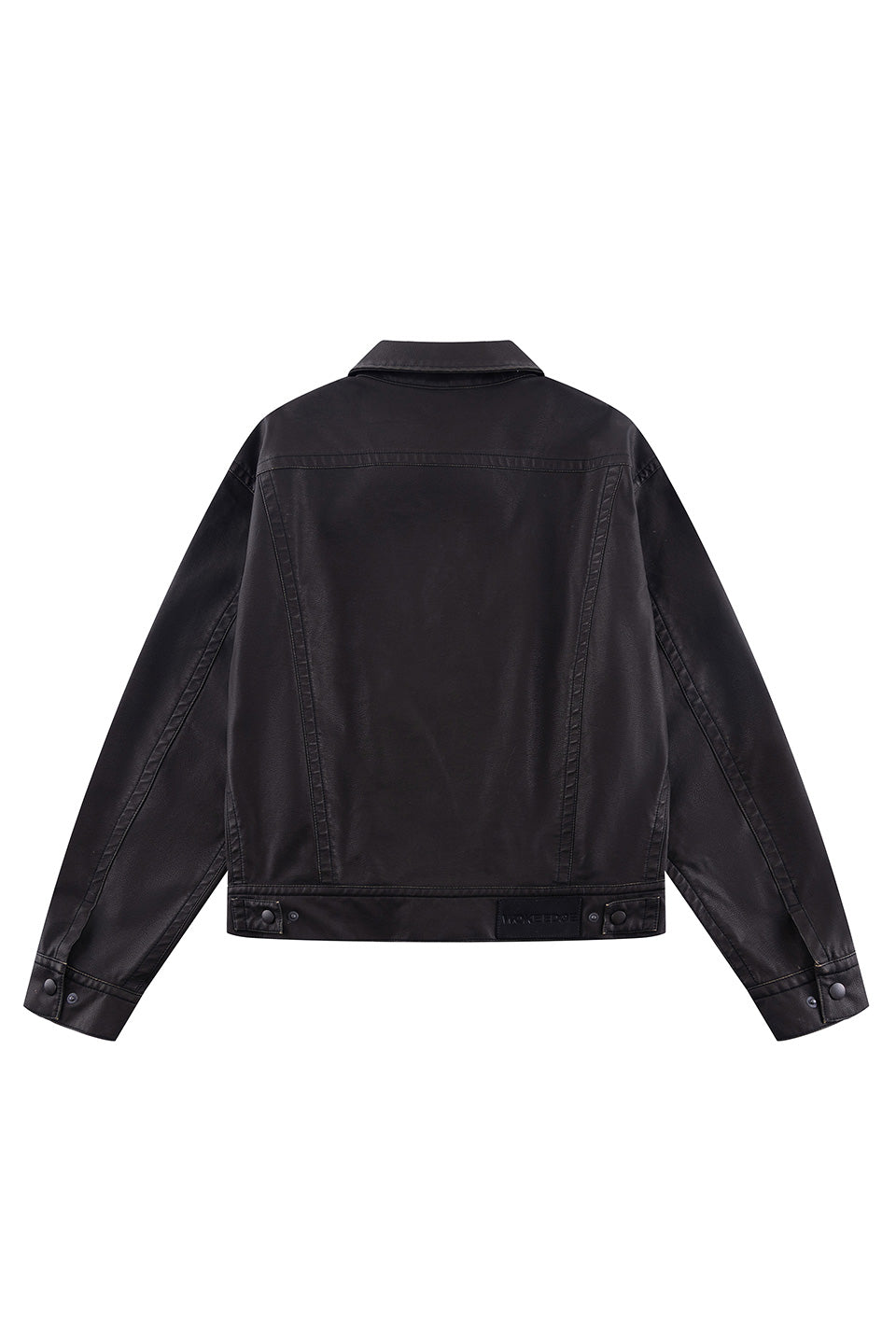 Fake Leather Trucker Jacket