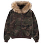 【一部予約商品】Faux Fur Cross Zip Hoodie【10月上旬~中旬お届け】