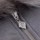 【一部予約商品】Faux Fur Cross Zip Hoodie【10月上旬~中旬お届け】