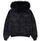 【一部予約商品】Faux Fur Cross Zip Hoodie【10月上旬~中旬お届け】
