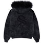 【一部予約商品】Faux Fur Cross Zip Hoodie【10月上旬~中旬お届け】