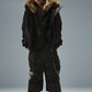 【予約商品】Faux Fur Cross Zip Hoodie【11月中旬〜下旬お届け】