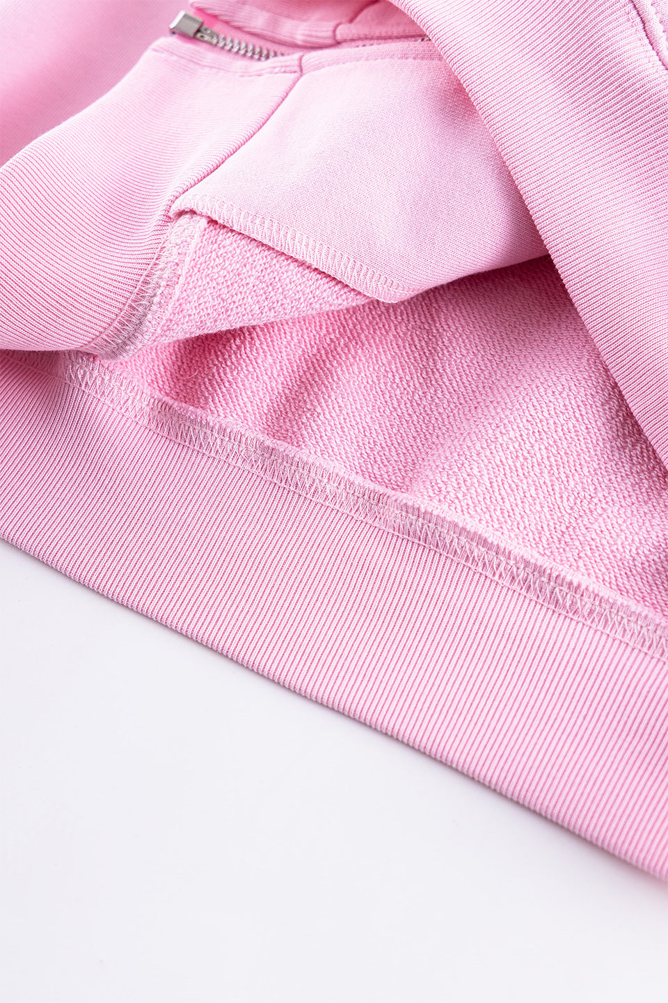 Faux Fur Cross Zip Hoodie