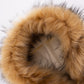 Faux Fur Cross Zip Hoodie