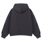 Fire Bones Leather Patch Zip Hoodie