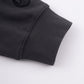 Fire Bones Leather Patch Zip Hoodie
