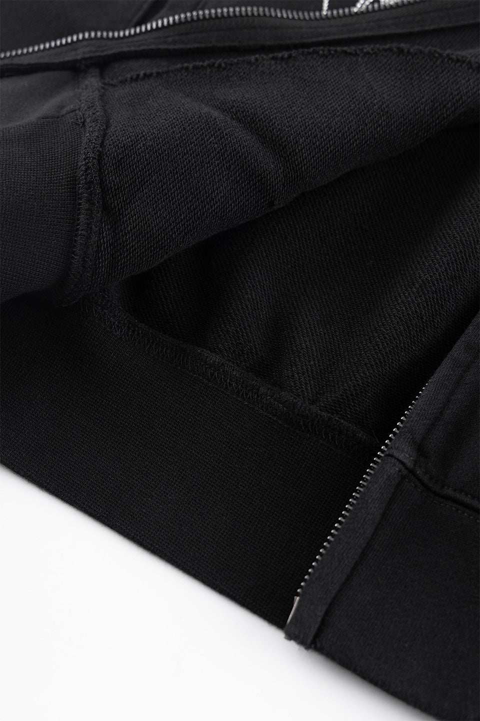 Fire Skeleton Rhinestone Zip Hoodie