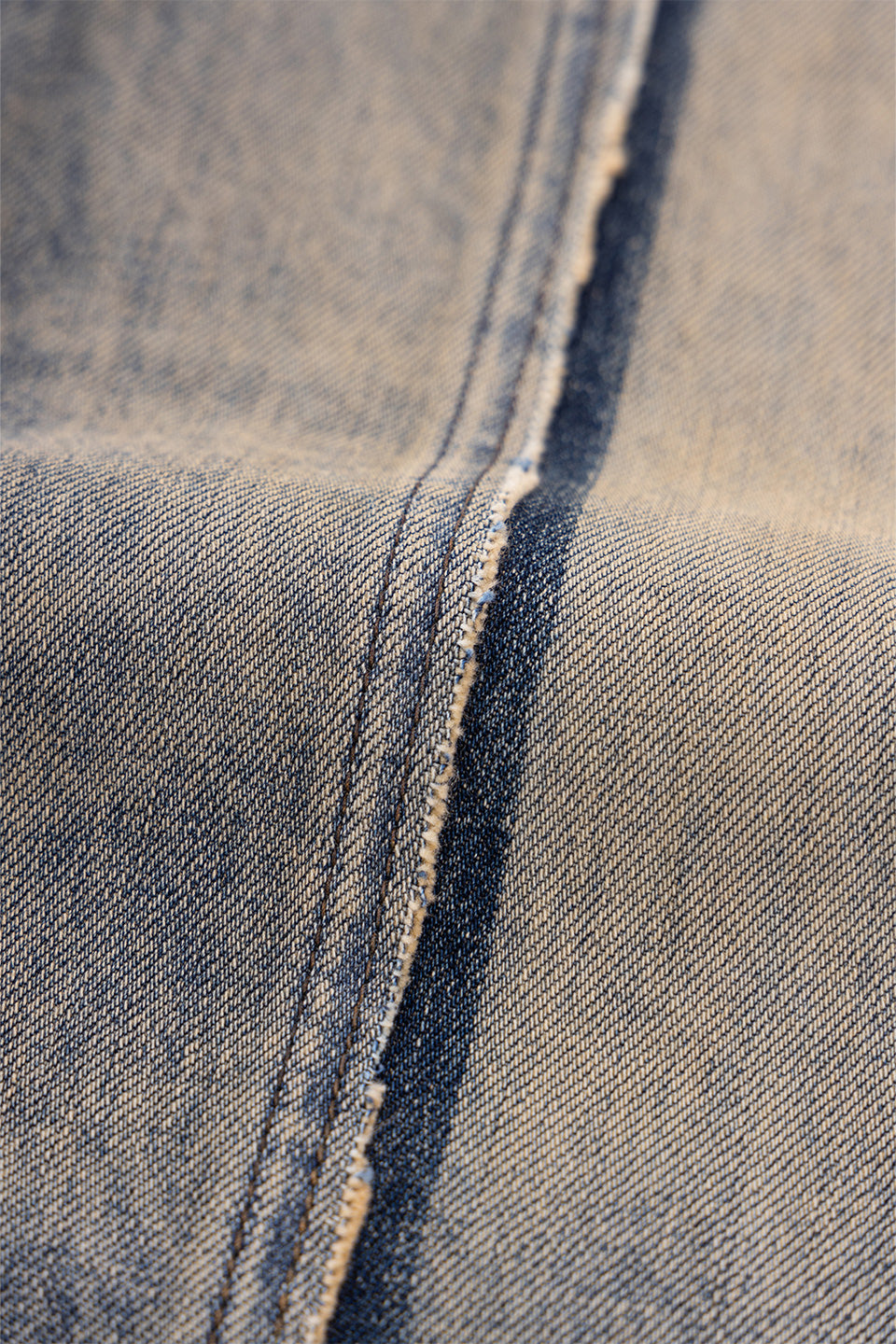 Fire Tribal Leather Patch Baggy Denim｜SUPPLIER｜デニムパンツ
