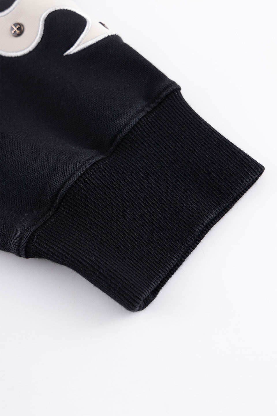 Fire Tribal Leather Patch Zip Hoodie